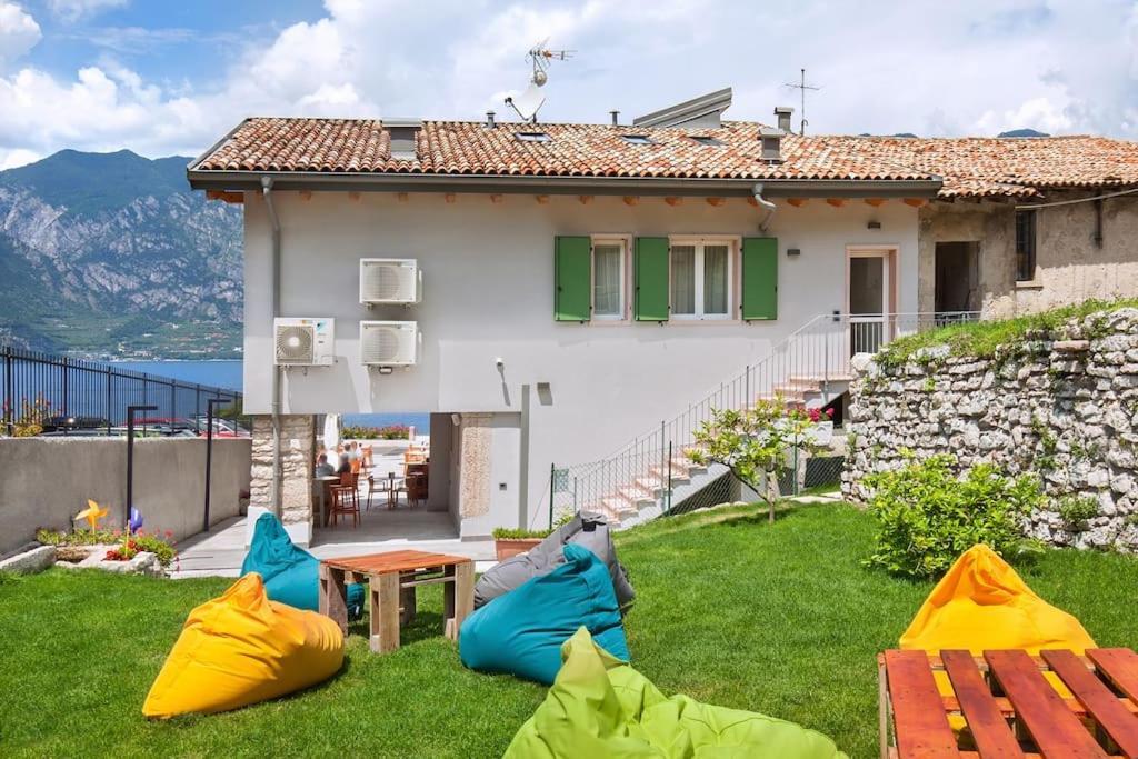 Il Frantoio A Monte-Vicino Al Lago Malcesine Kültér fotó